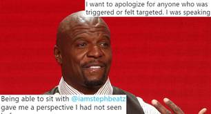 Terry Crews se disculpa por llamar a los niños con padres gays "desnutridos"