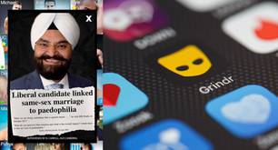 Anuncios en Grindr contra un político homófobo